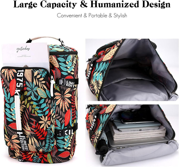 FANDARE Reisetaschen Sporttasche Laptop Tasche Damen Umhängetasche Herren Handgepäck Schultertasche