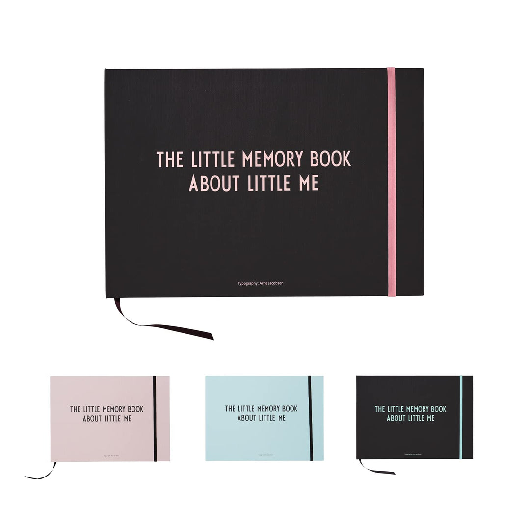 Design Letters Little Memory Book (Schwarz/Pink) - Behalten Sie Erinnerungen an Ihr Kind. Fügen Sie