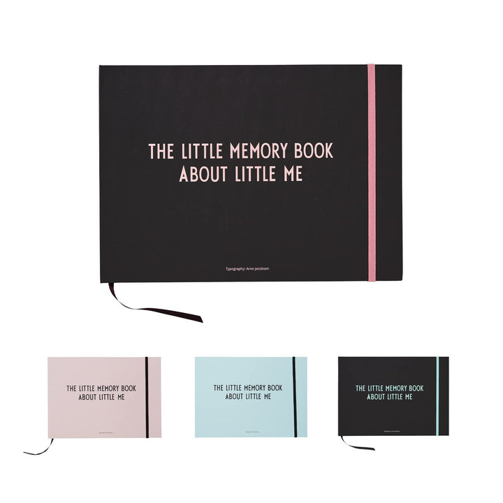 Design Letters Little Memory Book (Schwarz/Pink) - Behalten Sie Erinnerungen an Ihr Kind. Fügen Sie