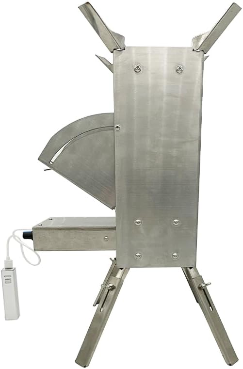 Grillmaster Rocket - Raketenofen mit Tragetasche | Stufenlose Gebläse | Outdoor Holzofen aus 2 mm Ed