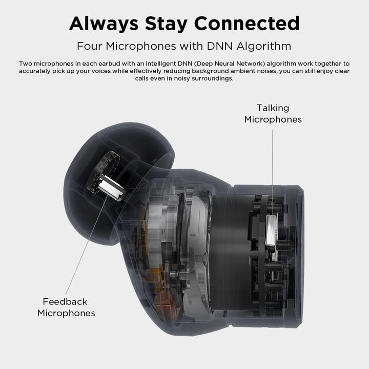 1MORE PistonBuds Pro Hybrid Wireless Active Noise Cancelling Kopfhörer Bluetooth 5.2 Kopfhörer 12 Eq