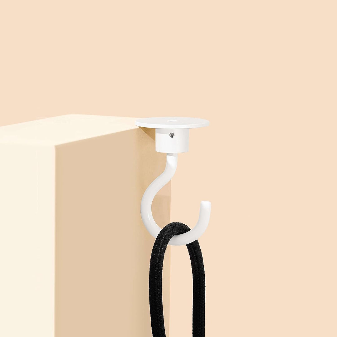 Relight Hook Up, Deckenhaken aus Messing, Weiss - 3 Stück Weiss 3 Stück, Weiss 3 Stück