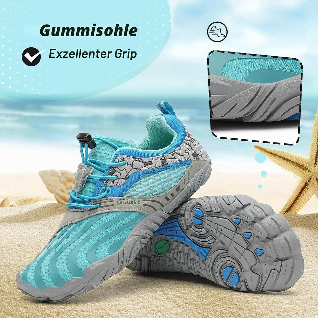 SAGUARO Unisex-Kinder Barfussschuhe Schnell Trocknend Wanderschuhe Leicht Laufschuhe Gr.24-36 24 EU