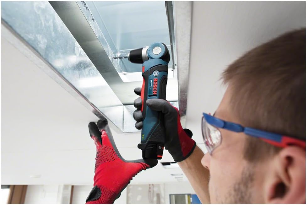 Bosch Professional 12V System Akku Winkelbohrmaschine GWB 12V-10 (inkl. 1/2 L-BOXX-Einlage für Zubeh