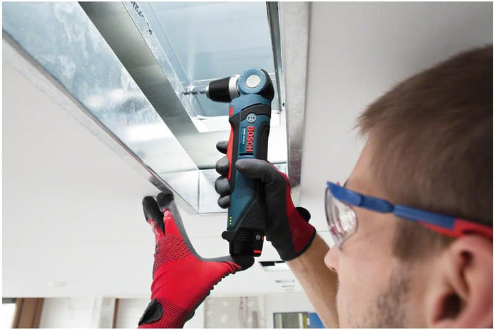 Bosch Professional 12V System Akku Winkelbohrmaschine GWB 12V-10 (inkl. 1/2 L-BOXX-Einlage für Zubeh