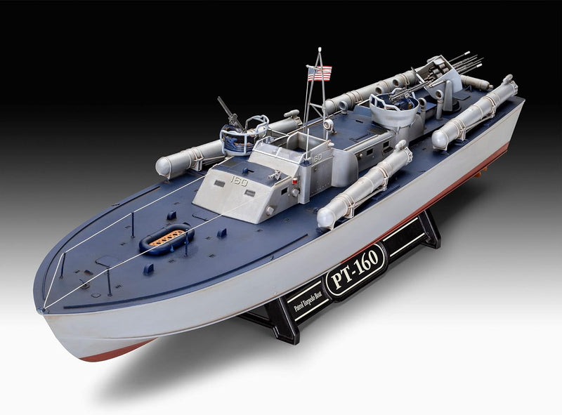 Revell 65175 1:72 Torpedo Boat PT-559/PT-160 Fahrzeug originalgetreuer Modellbausatz für Fortgeschri