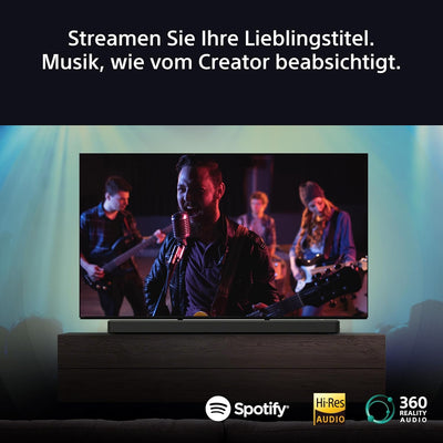 Sony BRAVIA Theatre Bar 8 Dolby Atmos Soundbar für Fernseher, 11 Lautsprecher, WiFi, Bluetooth, 360