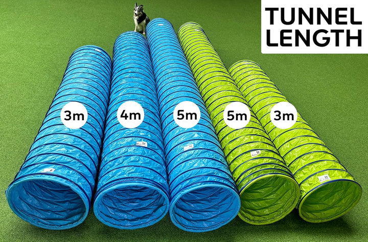 Callieway® Dog Agility Tunnel Profi Hunde Tunnel Agility Gerät (Stützsandsäcke bereits inklusive) (5