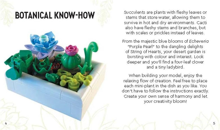 LEGO® Botanicals™: Tiny Desert Garden, Gebundenes Buch
