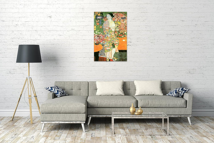 Printed Paintings Leinwand (80x120cm): Gustav Klimt - Der Tanz (1918) 80x120 cm, 80x120 cm