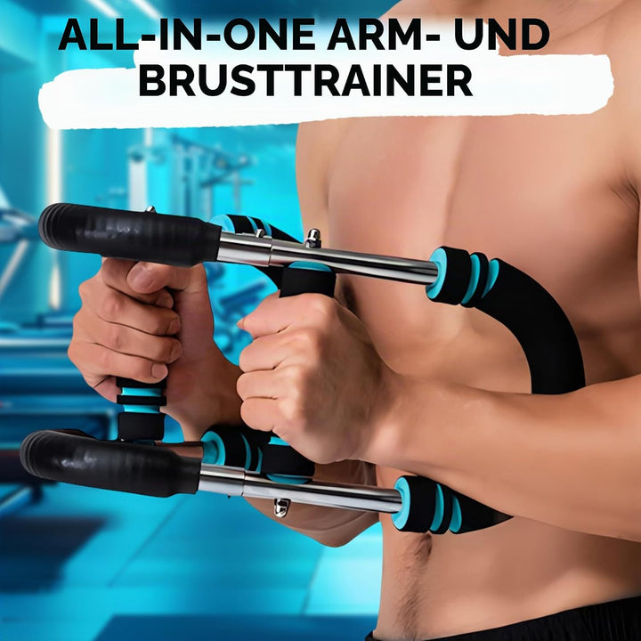 Adjustable Twister Arm Trainer for Men and Women - U-Shaped Chest Expander Twister Arm Exerciser wit