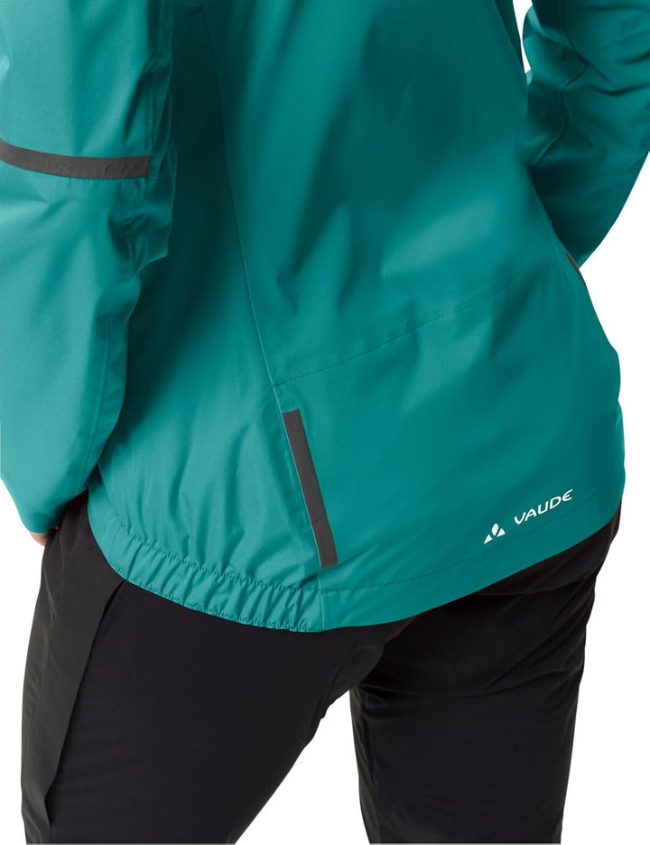 VAUDE Damen Women's Kuro Rain Jacket Jacke 38 wave, 38 wave