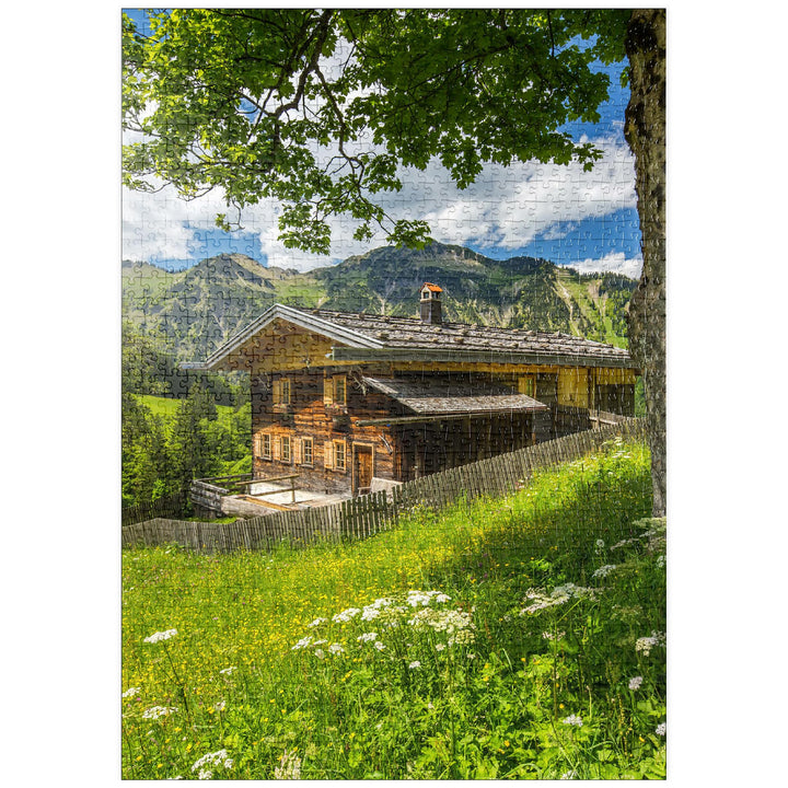 Bergbauernhof in Gerstruben bei Oberstdorf - Premium 1000 Teile Puzzle - MyPuzzle Sonderkollektion v