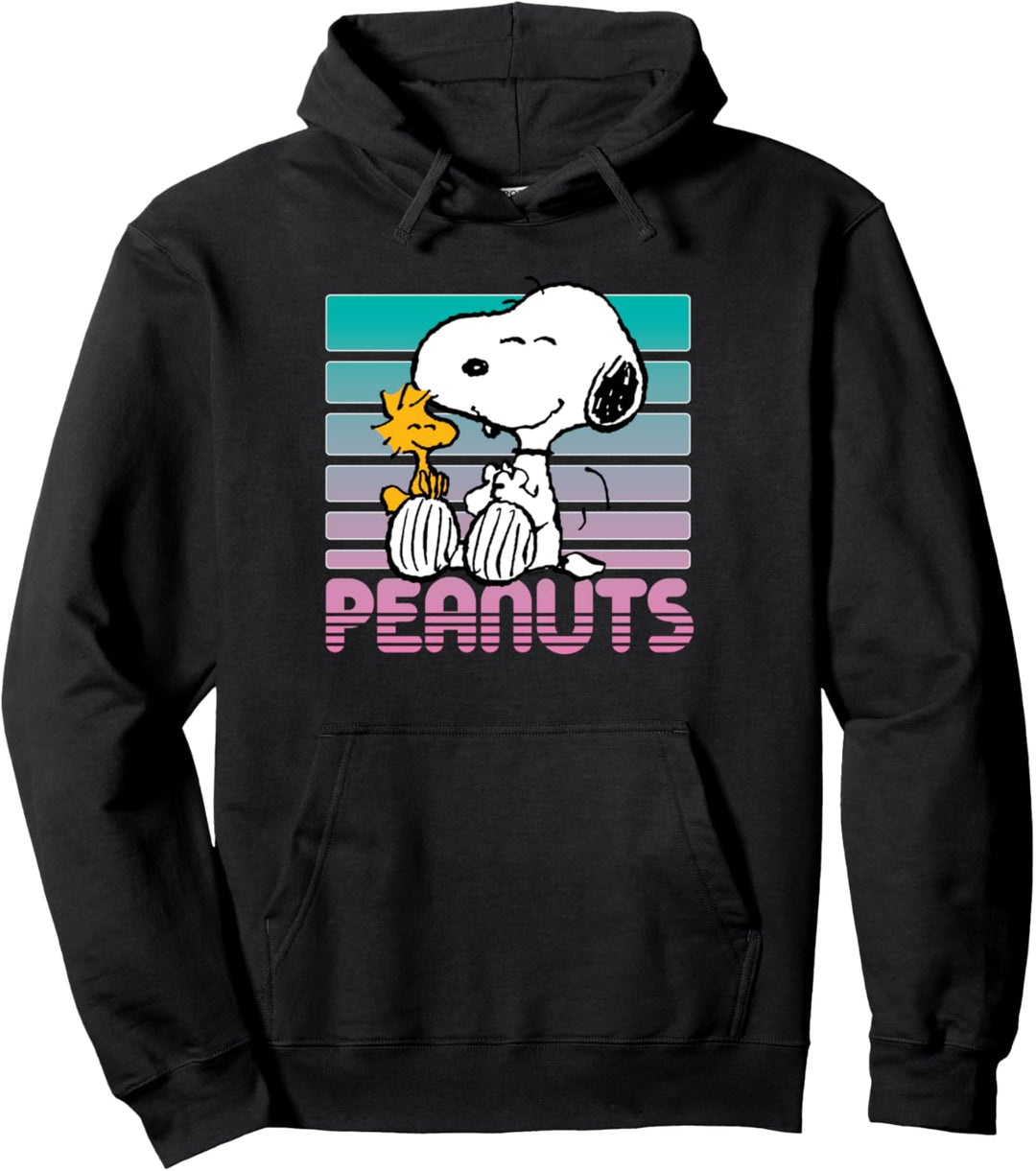 Peanuts – Retro Peanuts Snoopy Woodstock Pullover Hoodie