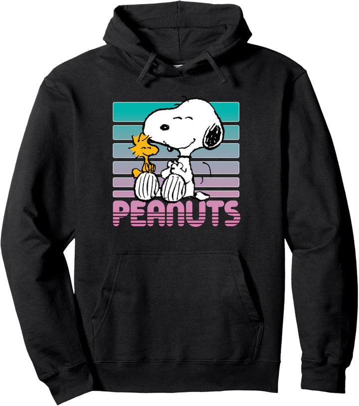 Peanuts – Retro Peanuts Snoopy Woodstock Pullover Hoodie