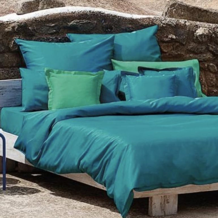 Bassetti Uni Bettwäsche, Baumwolle, Bluette, 155X220 cm 155X220 cm Bluette, 155X220 cm Bluette