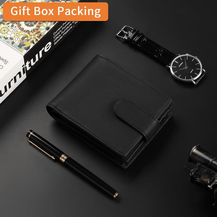 GAEKEAO Geldbörsen Herren Geldbeutel Portmonee mit Münzfach & RFID Schutz Wallet, Kartenetui Karten