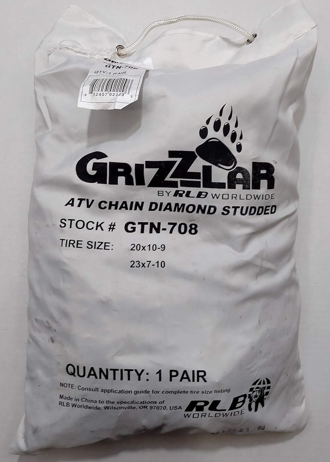 Grizzlar GTN-708 Schneeketten 20x10-9 23x7-10
