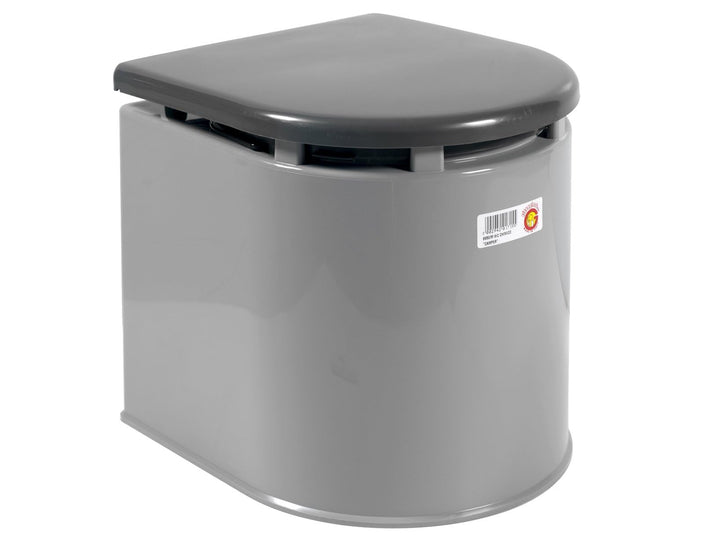 WIMED Giganplast 3573900 Chemisches WC für Camper, Grau, Kunststoff, Grey, Universale