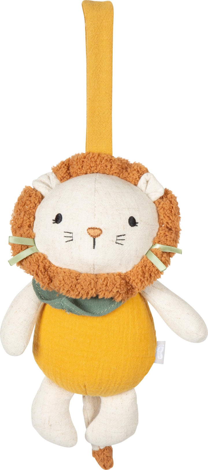 small Foot Babyspielzeug Spieluhr aus Stoff „Little Lion“, mit Aufhängeschlaufe und Melodie, verwend