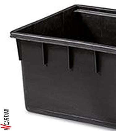 Zylinder, rechteckig, schwarz, 94 x 63 x 57 cm, 250 l