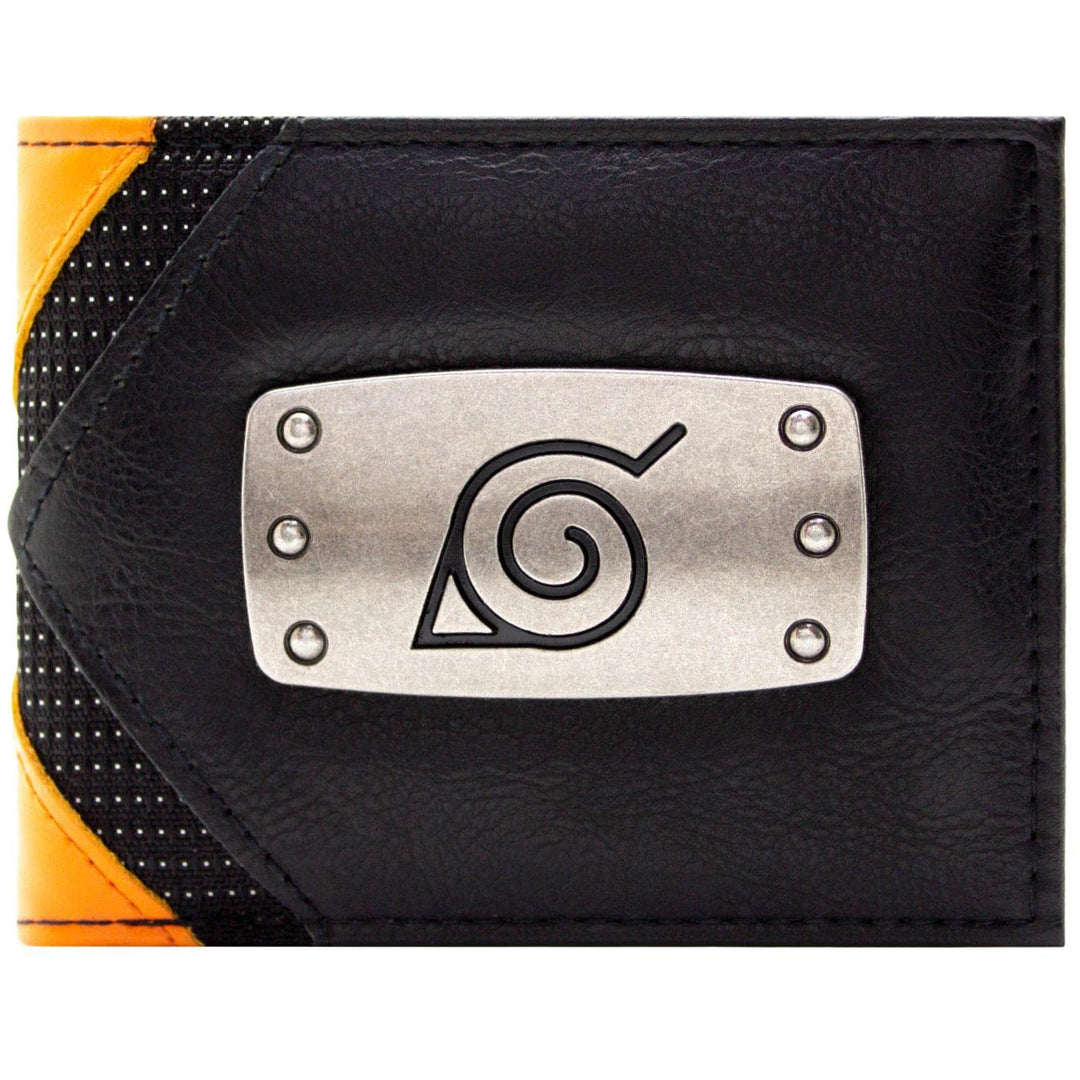 Shinobi Ninja Uzumaki Clan Hidden Leaf Wappen Konoha Geldbörse/Geldbeutel Zweifach ID & Kartenhalter