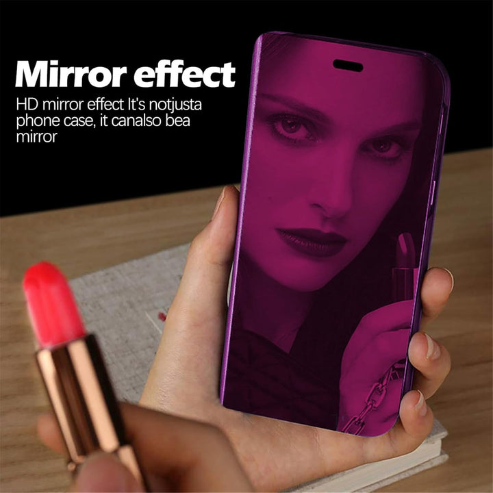 für Samsung S26 Ultra Hülle Clear View Spiegel Handyhülle für Samsung Galaxy S26 Ultra Flip Case Han