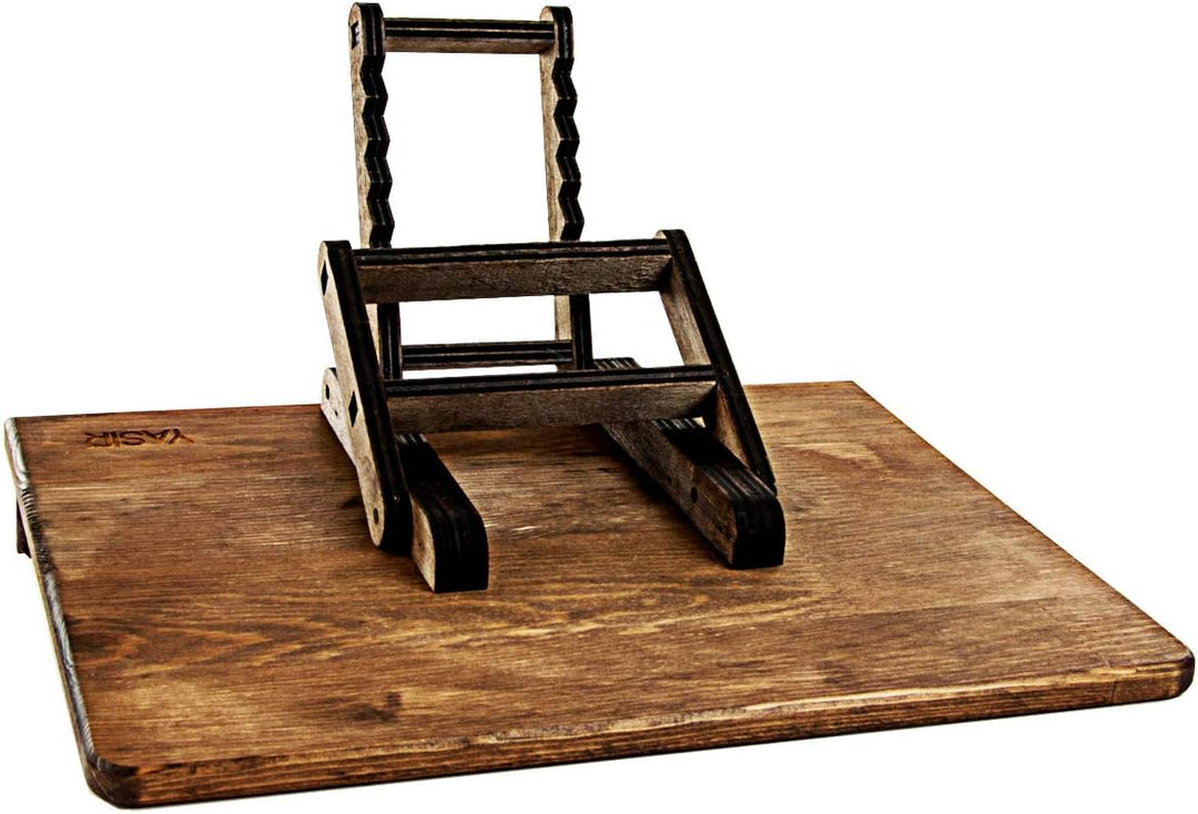 ihvan online, Buchhalter aus Holz, Vintage-Stil, tragbar, verstellbar, Kochbuchhalter, Tablette, Rez