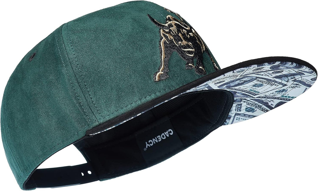Cadency® Snapback Cap, Herren und Damen, Masken, Baseball Kappe, Basecap gerader Schirm, Grössenvers