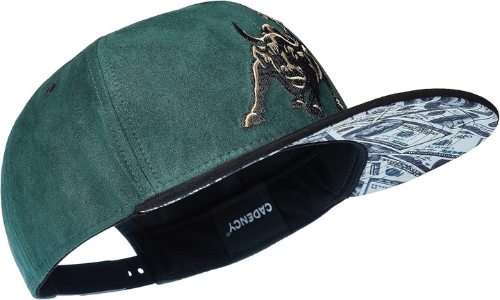 Cadency® Snapback Cap, Herren und Damen, Masken, Baseball Kappe, Basecap gerader Schirm, Grössenvers