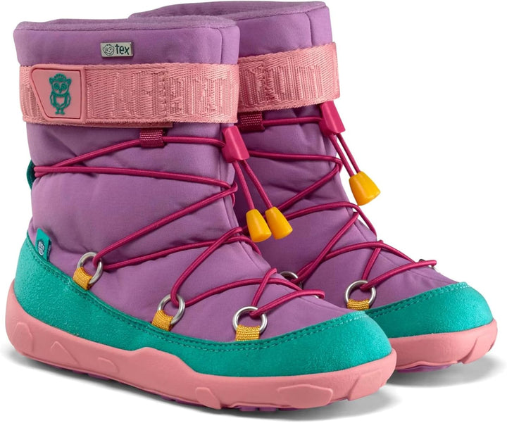 Affenzahn Schneestiefel Vegan Snowy wasserdicht, warm gefüttert, vegan, zum Reinschlüpfen, Grösse 21