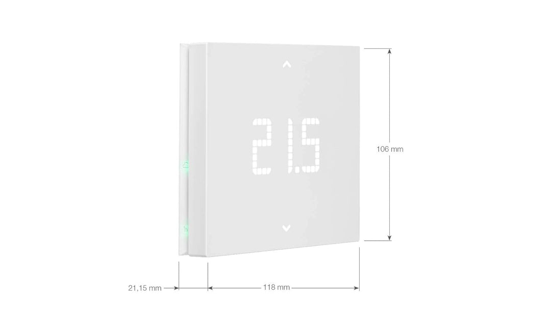 Vimar 02913 Smart LTE-Thermostat, kompatibel mit den Sprachassistenten Alexa und Google, lokale Steu