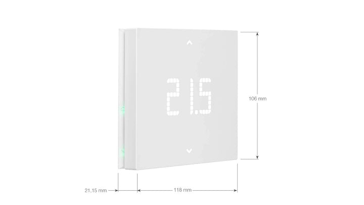 Vimar 02913 Smart LTE-Thermostat, kompatibel mit den Sprachassistenten Alexa und Google, lokale Steu