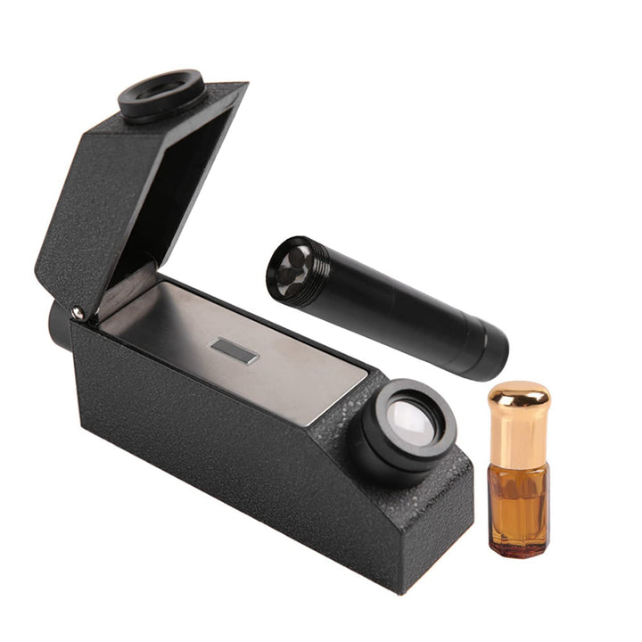 Edelstein-Refraktometer, Brechungsindex-Messgerät für Edelsteine, 22 X 11 X 8, Rhg181, 1,30–1,81, Pr
