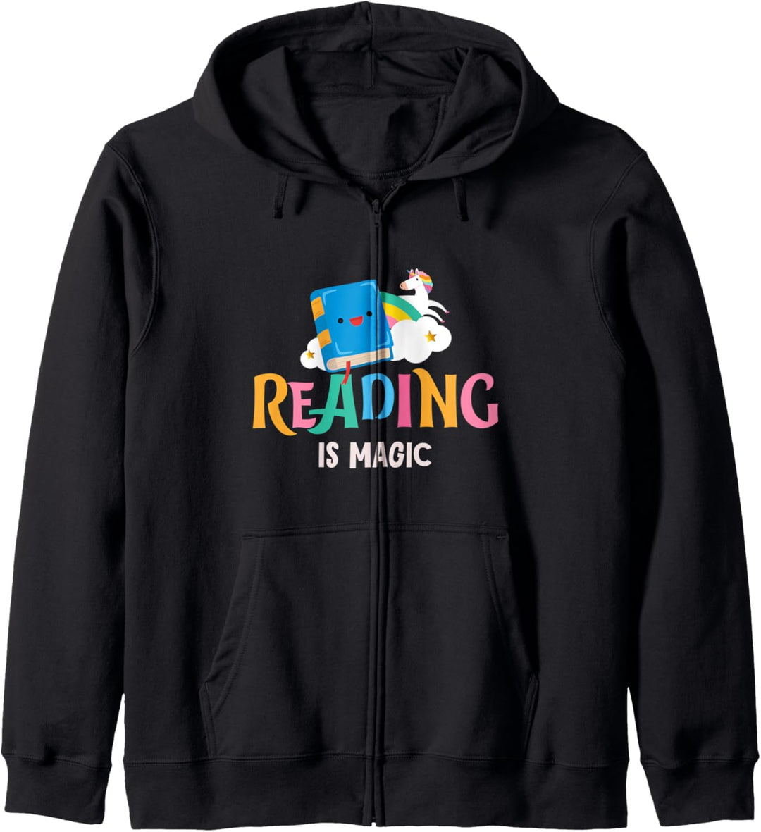 Cute Reader Reading is Magic Book Lovers Gift Kapuzenjacke