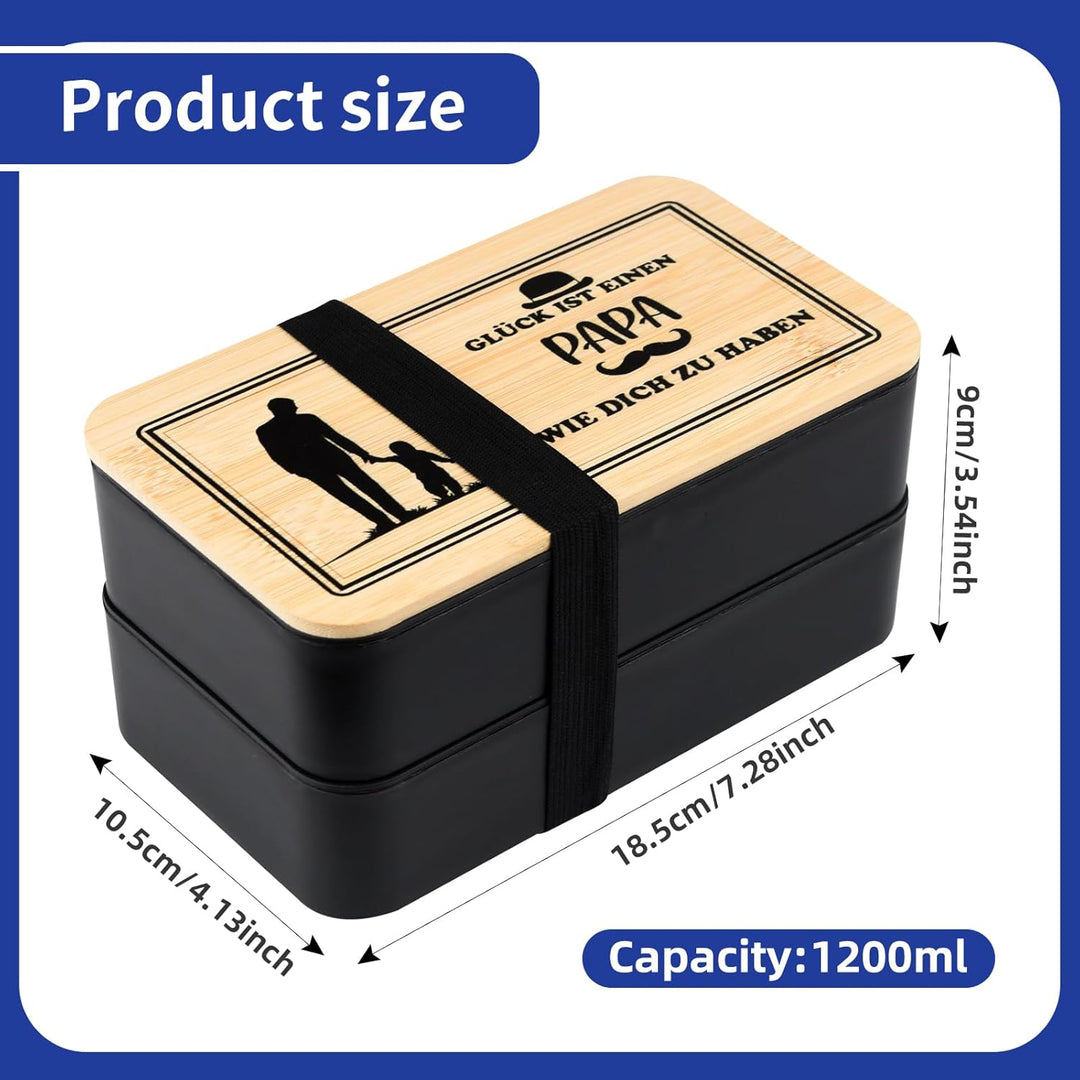 Brotdose Geschenke für Papa,Bester Bonus Papa Geschenk für Vater Schwiegervater,Geschenk Papa Gebu