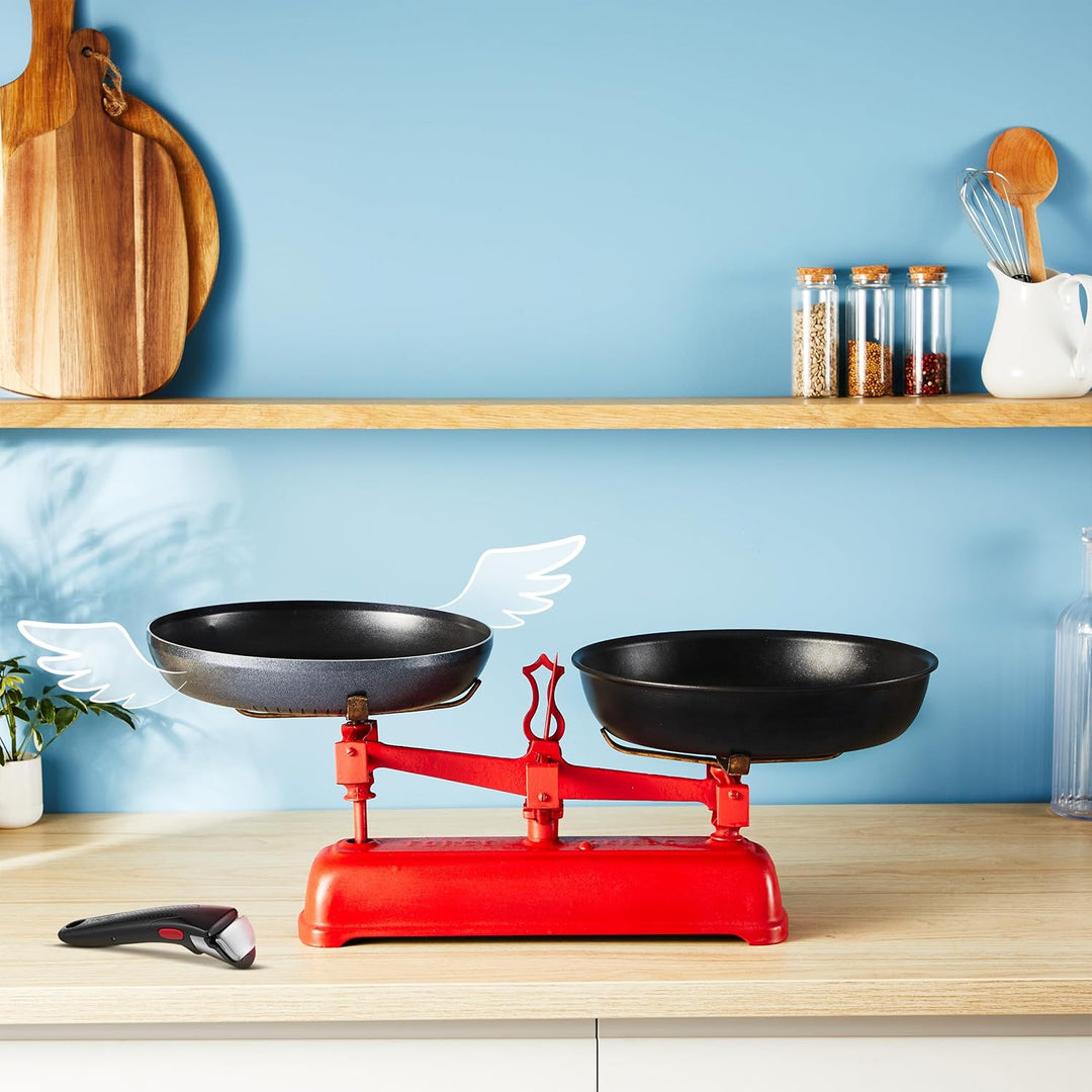 Tefal Ingenio Enjoy 17-tlg. Kochgeschirr-Set, Antihaftversiegelung, stapelbar, Thermo-Signal, für al