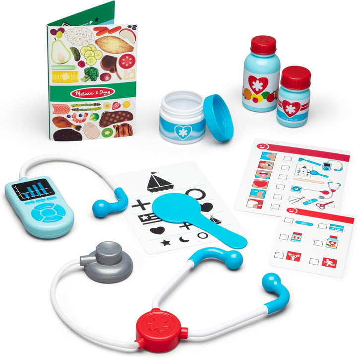 Melissa & Doug Kinder Arzt Set Lernspielzeug für Mädchen & Jungen ab 3 J. | Arzt-Set für 3-jährige M