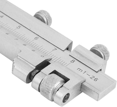 M1-26 Edelstahl Höhenmessschieber Zahnrad Messschieber Höhenschieber Markierungslineal Dickenmessger