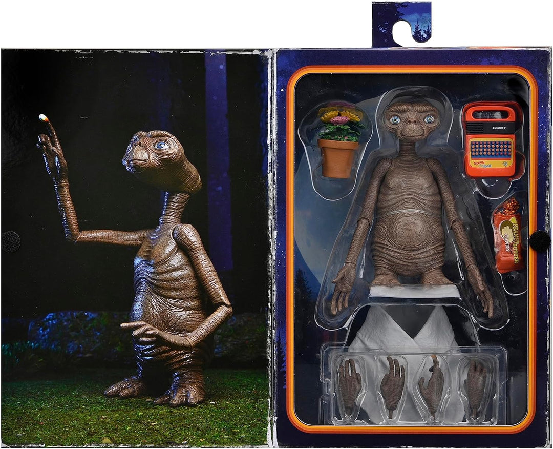 NECA E.T.- Der Ausserirdische Actionfigur 40th Anniversary braun, aus Kunststoff, Hersteller