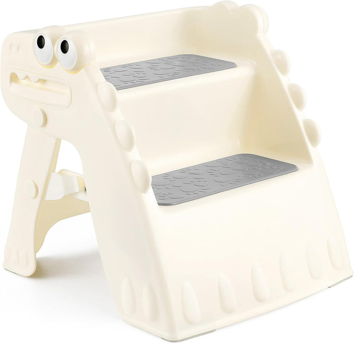 Tritthocker Kinder Hocker Kinder Klappbar Tritthocker Kinder 2 Stufen, Rutschfester Hocker Kinder Ba