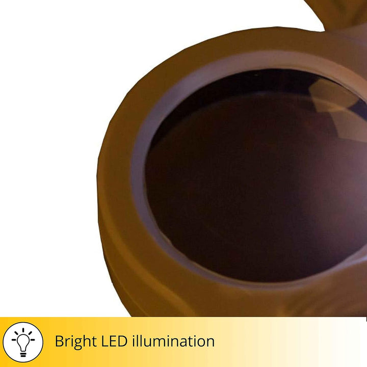 Levenhuk Zeno Gem M7 Kompakte, Einschlaglupe mit LED- und UV-Beleuchtung, in Bunter Verpackung