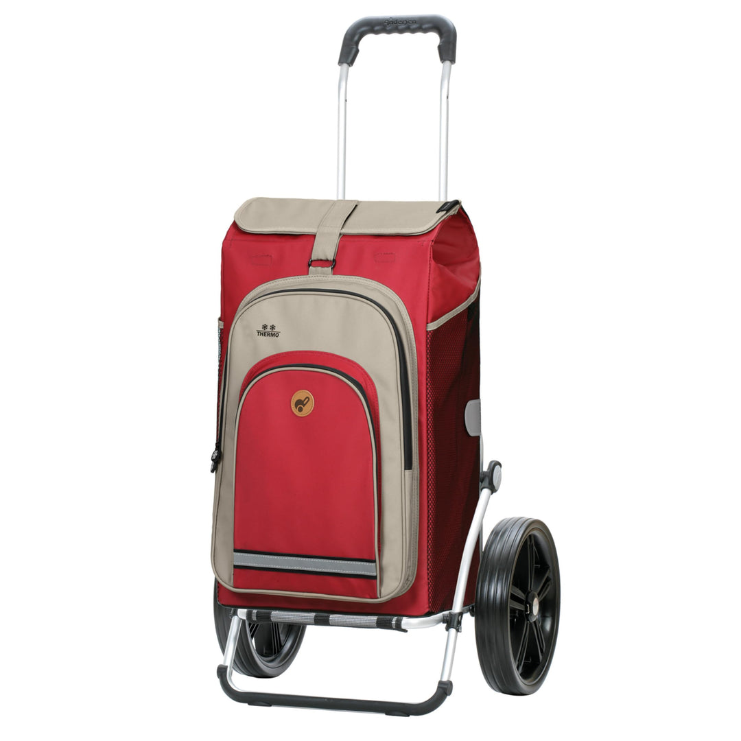 ANDERSEN Einkaufstrolley - Royal Shopper Hydro 2.1 rot 62 L Bike, Einkaufsroller, Rucksack, Thermo,