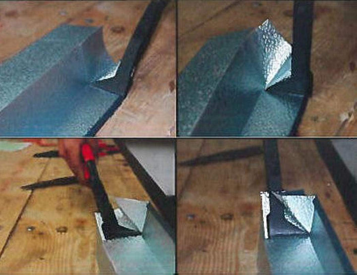 Stubai Quetschfalzzange einseitig, mit durchgestecktem Gewerbe 55mm - 282802 55mm - einseitig abgesc