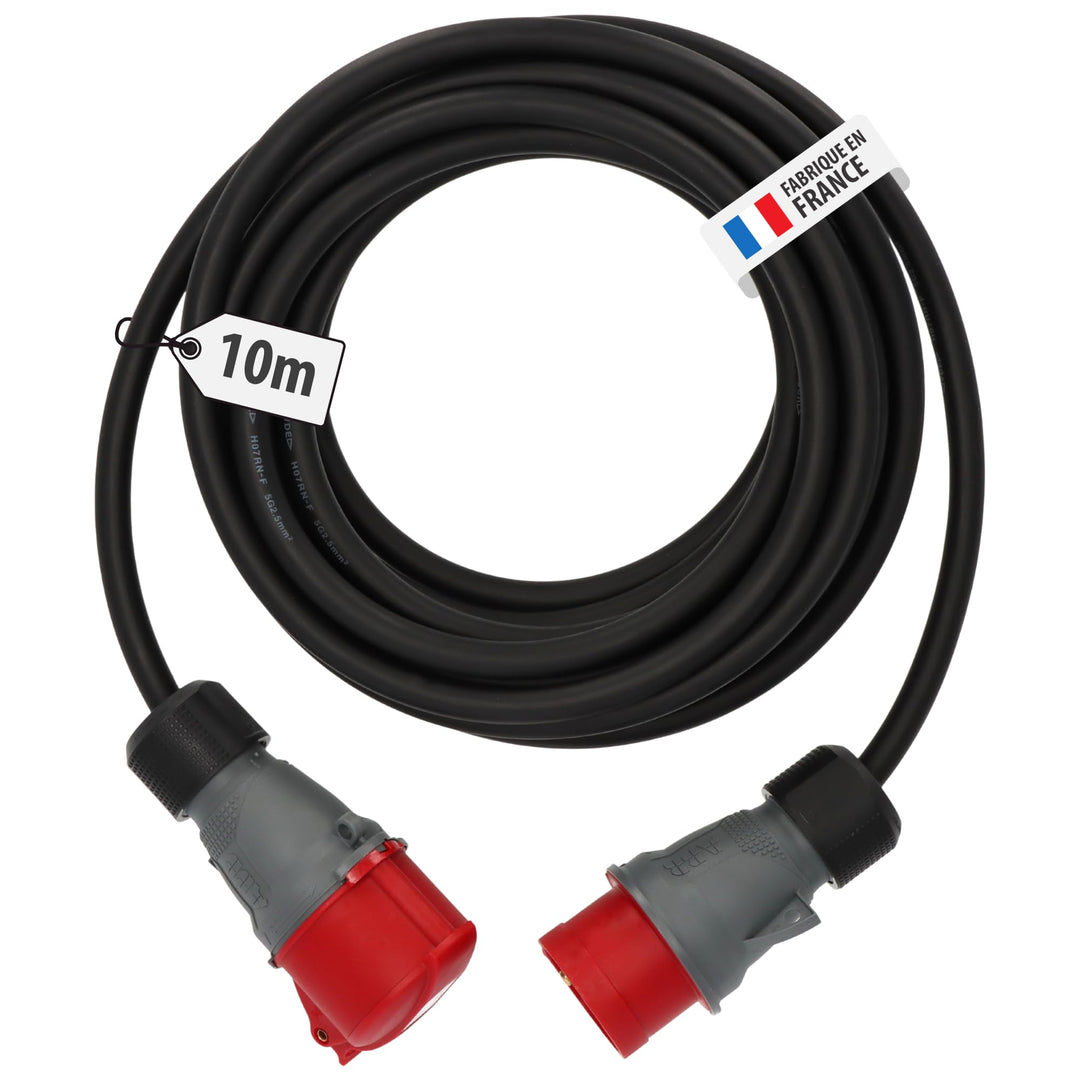 Brennenstuhl Kabel Verlängerungskabel CEE IP44 10 m 16 A/415 V schwarz