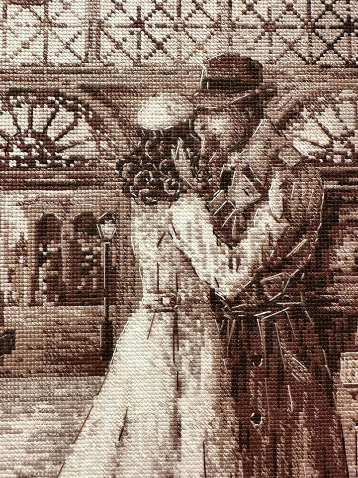 RIOLIS Kreuzstich-Set 2111 Altes Foto Rendezvous