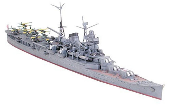 TAMIYA 1:700 Jap. Mogami Flugzeugkreuzer WL, Modellbau, Plastik Bausatz, Basteln, Hobby, Kleben, Pla