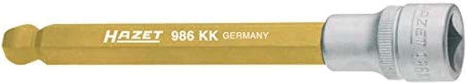 Hazet Schraubendrehereinsatz 1/2" Innensechskant mit Kugelkopf 6x140mm 6 mm (Schlüsselweite), 6 mm (