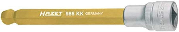 Hazet Schraubendrehereinsatz 1/2" Innensechskant mit Kugelkopf 6x140mm 6 mm (Schlüsselweite), 6 mm (