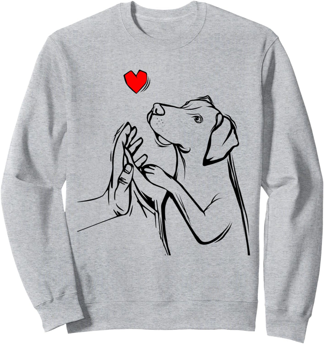 Magyar Vizsla Liebe Hunde Mama Frauchen Mädchen Kinder Sweatshirt